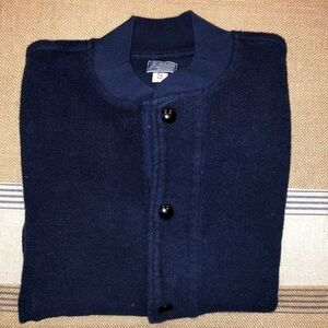 J. Crew Vintage Fleece Button Cardigan